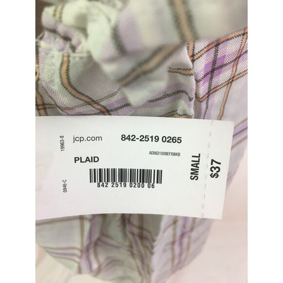 A.n.a Ruffle short sleeve tee plaid XL - Picture 10 of 12